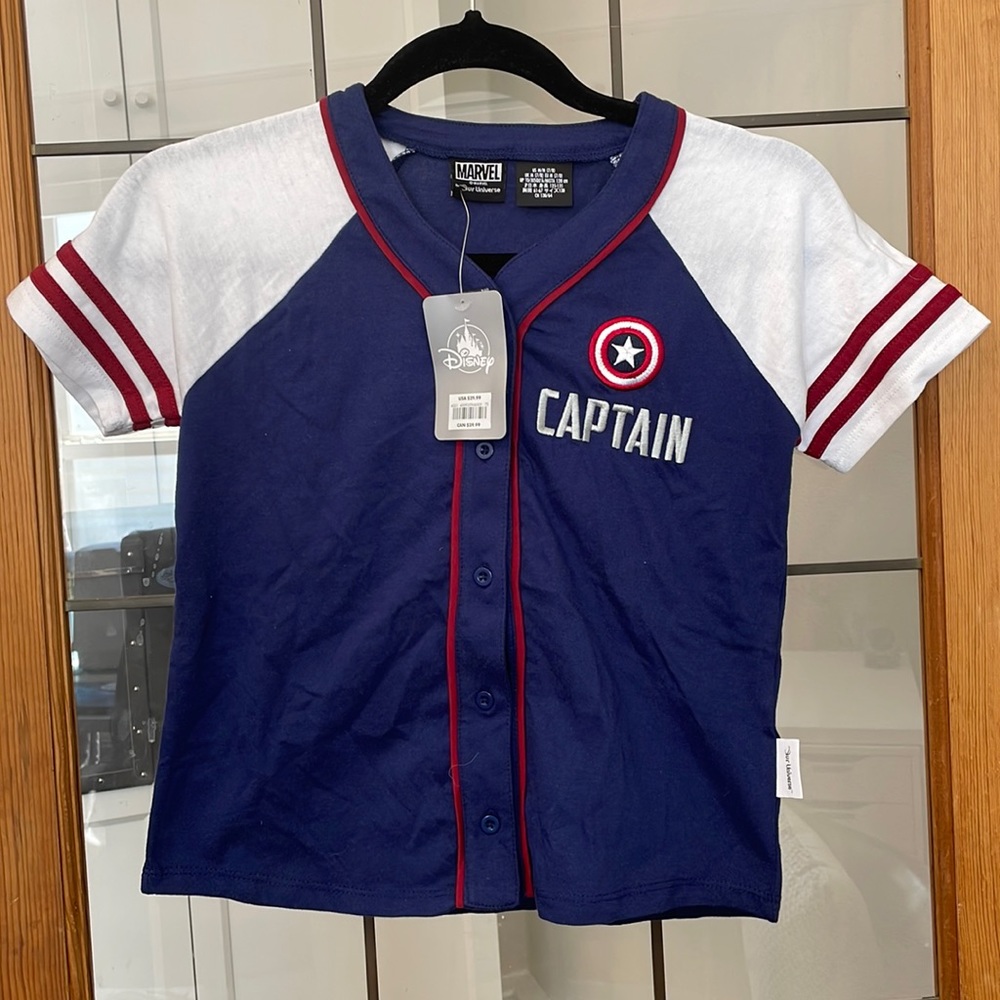 Disney Marvel by Our Universe Kids Captain America Jersey
